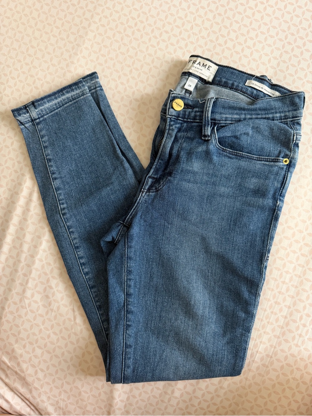 Frame Denim Le Skinny de Jeanne Crop Women's Jeans size 28